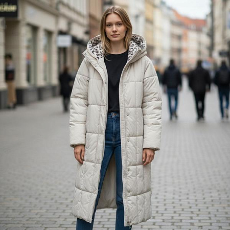 Куртка Dknsel 24589 white - делук