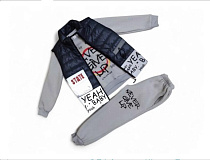 Костюм Спорт Malibu2 2520-2 grey - делук