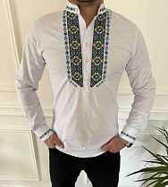 Вышиванка Nik 55952 white - делук