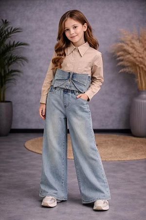 Костюм Sunnytot 86006 l.blue-beige - делук