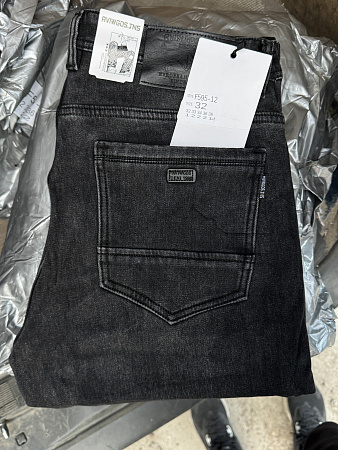 Джинсы God Baron F595-12 black - делук