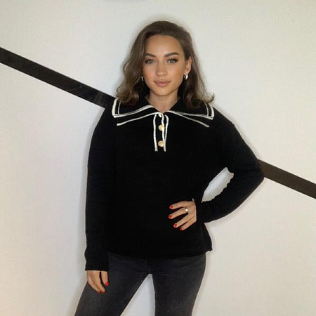 Свитер Modnulya 1752 black - делук