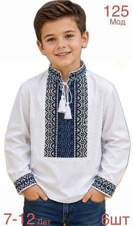 Вышиванка Надийка ND1510-125 white - делук