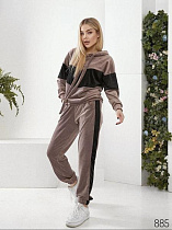 Костюм Спорт Loren 885 d.beige-black - делук