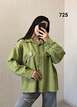 Рубашка Fsn 725 green - делук