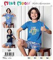 Пижама Disneyopt Kids DS358-7831 navy (13-16) - делук