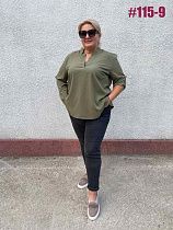Блузка Bat 115-9 khaki Блузка Bat 115-9 khaki - делук
