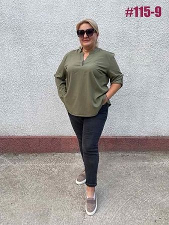 Блузка Bat 115-9 khaki - делук