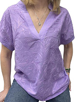 Футболка Elena&Vika 26003 lilac - делук