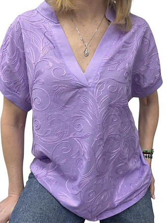 Футболка Elena&Vika 26003 lilac - делук