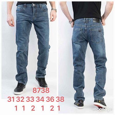 Джинсы God Baron 8738 blue - делук