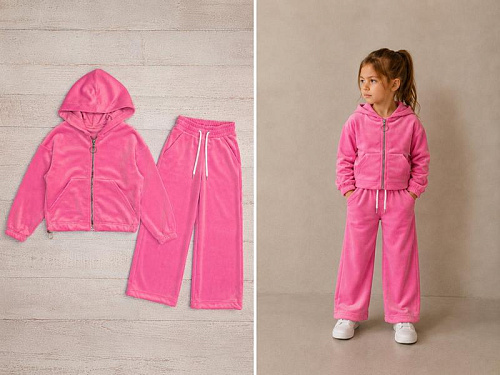 Костюм Спорт Lima Kids 2618 pink - делук