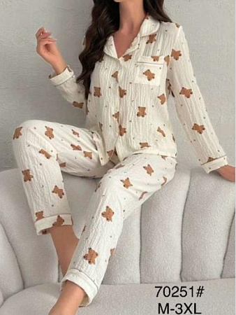 Пижама Romeo Life 70251 l.beige - делук