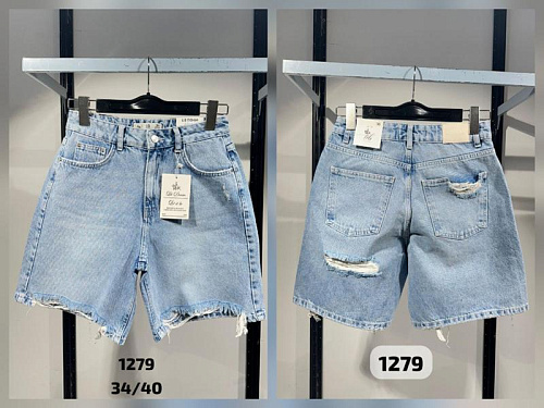Шорты Jeans Club 1279 l.blue - делук