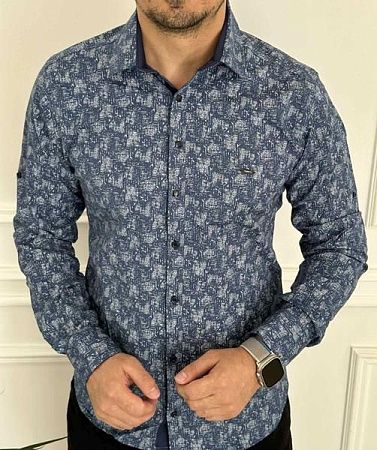 Рубашка Nik 56431 navy - делук