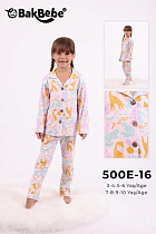 Пижама Meloria 500E-16 pink (3-6) - делук