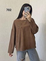 Свитер Fsn 702 brown - делук