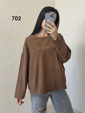 Свитер Fsn 702 brown - делук