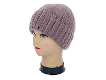 Шапка Angelica Ангора на флісі 2006-7 beige - делук