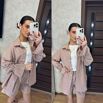 Костюм Valentina 014 d.beige - делук