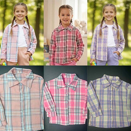 Рубашка Meloria ML4103 lilac - делук