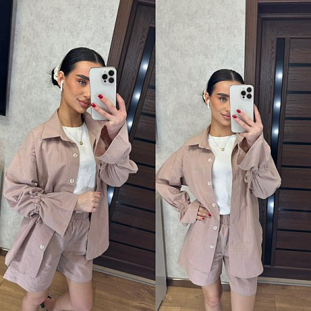 Костюм Valentina 014 d.beige - делук