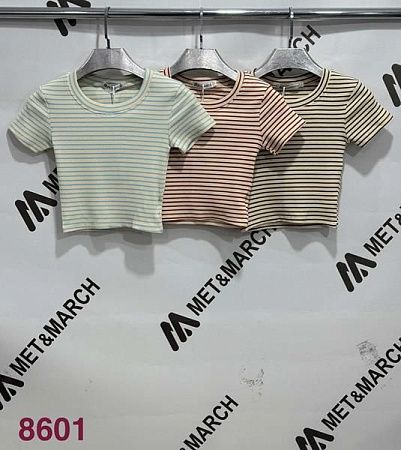 Топ Met&March 8601 white-l.blue - делук