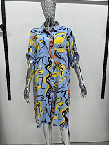 Рубашка Style Nadezhda 7650 l.blue - делук