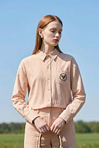 Рубашка Kosta 3567 beige - делук