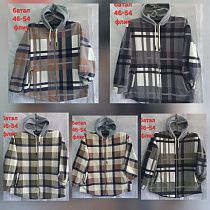 Рубашка Hoan HN648 khaki-black - делук