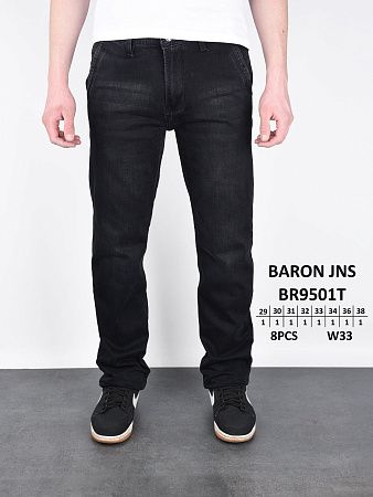 Джинсы God Baron BR9501T black - делук