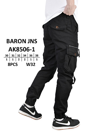 Джинсы God Baron AK8506-1 black - делук