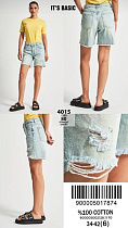 Шорты Jeans Style 4015-12S5-80 l.blue - делук
