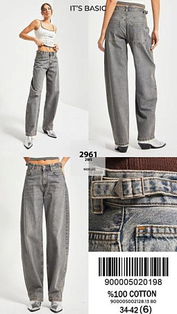 Джинсы Jeans Style 2961-2W5-124 l.blue - делук