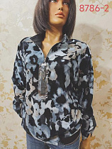 Свитер Lida 8786-2 navy-black - делук