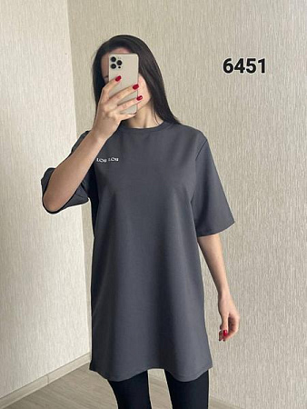 Футболка Fsn 6451 d.grey - делук