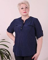 Блузка Bugrova B28 blue Блузка Bugrova B28 blue - делук