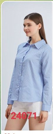 Рубашка Mmc Clothes 24071 l.blue - делук