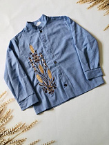 Вышиванка Moda School MS04 blue - делук