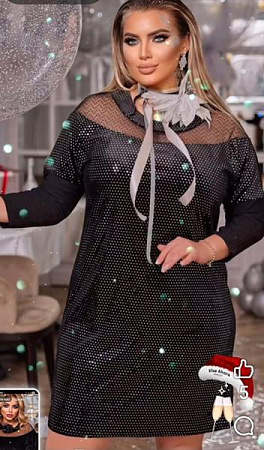 Платье Potok 835 black - делук