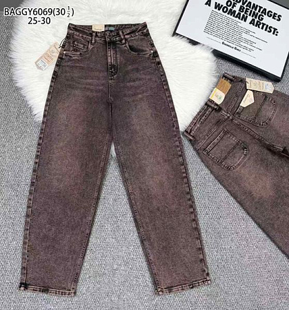 Джинсы Vindassion 6069 brown - делук