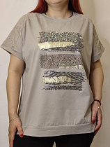 Футболка Kosta KS101 grey - делук