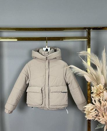 Куртка Delfinka 538 beige - делук