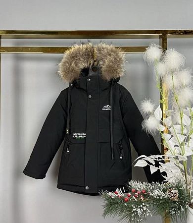 Куртка Delfinka 2405 black - делук