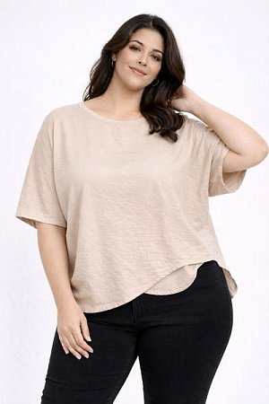Футболка Global ANJ008 beige - делук