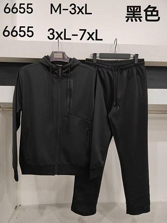 Костюм Спорт Vanda 6655 black (3XL-7XL) - делук