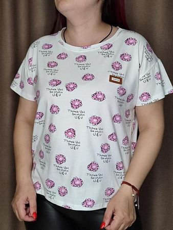 Футболка Kosta KS566 white - делук