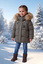 Куртка Delfinka 6691 khaki - делук