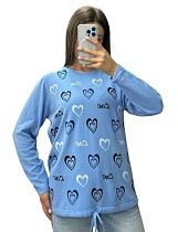 Свитер Elena&Vika 25219 l.blue - делук