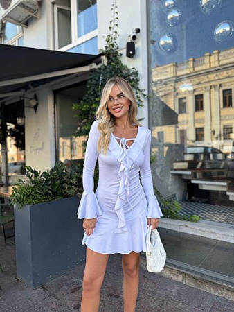 Платье Arina 3118 white - делук